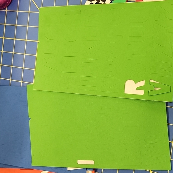 Scrapbook Foam Letters Snowmen Car Tree #s Bike Race Flag Stars Happy Holiday - Picture 4 of 6